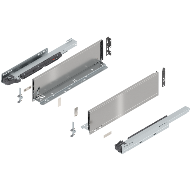 LEGRABOX pure complete set drawer height K (142.0 mm)