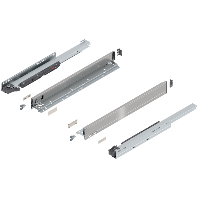 LEGRABOX pure complete set drawer height N (80.0 mm)