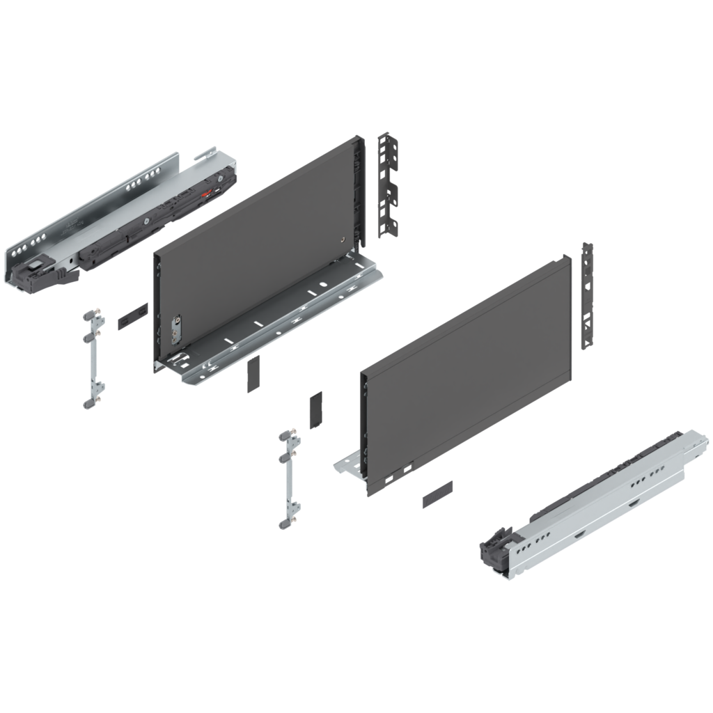 LEGRABOX pure complete set drawer height C (193.0 mm)