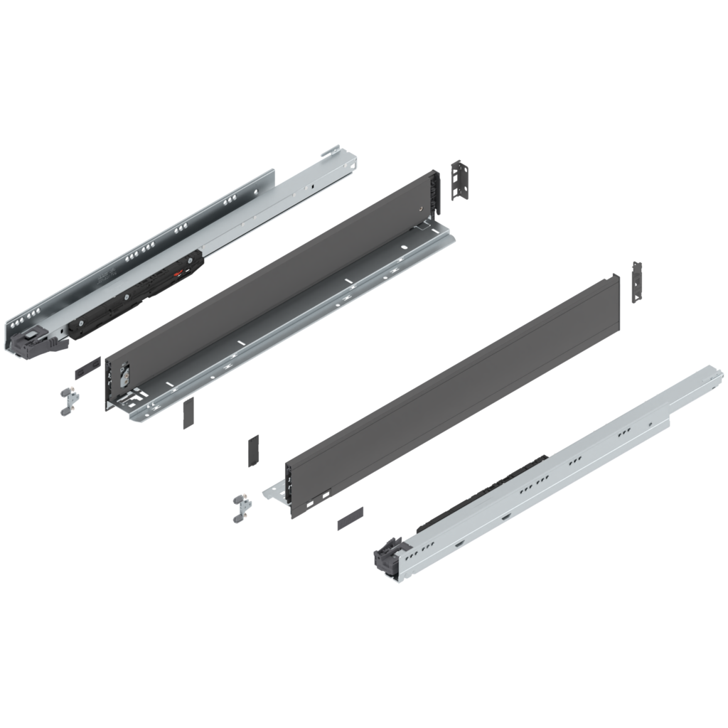 LEGRABOX pure complete set drawer height M (106.0 mm)