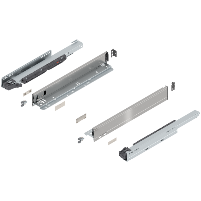 LEGRABOX pure complete set drawer height N (80.0 mm)