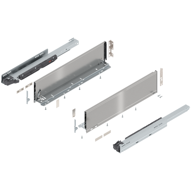 LEGRABOX pure complete set drawer height K (142.0 mm)