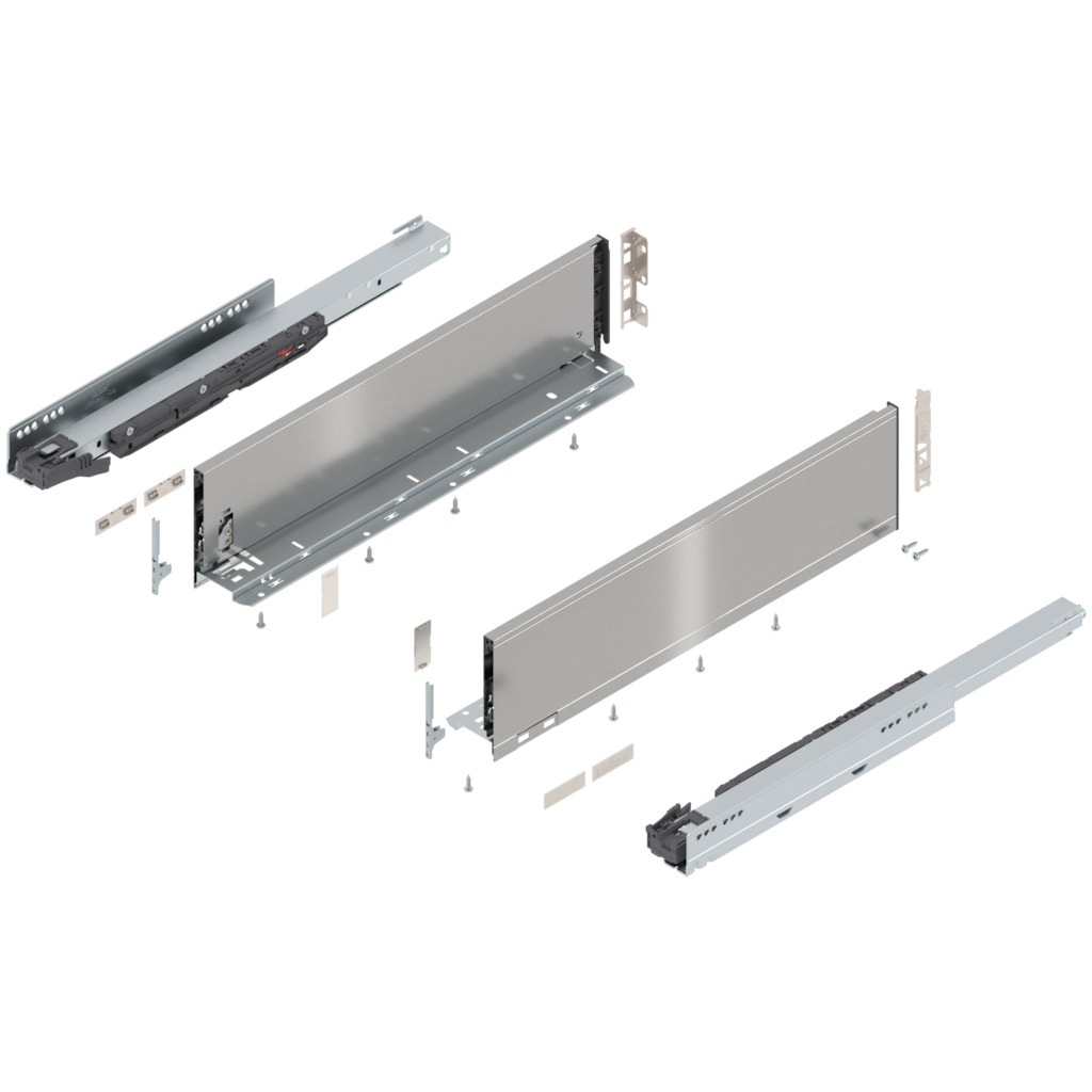 LEGRABOX pure complete set drawer height K (142.0 mm)