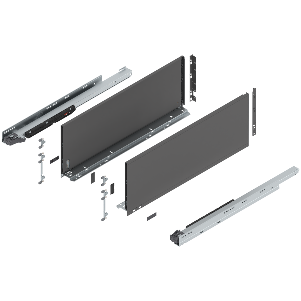 LEGRABOX pure complete set drawer height F (257.0 mm)