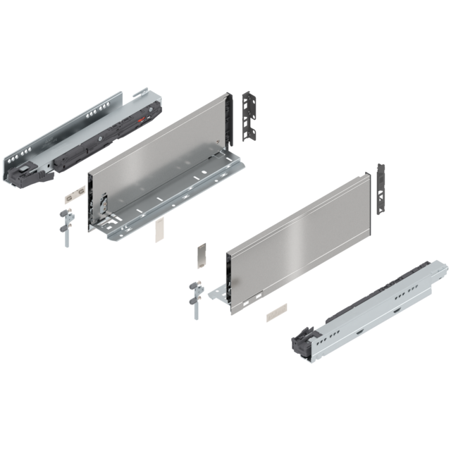 LEGRABOX pure complete set drawer height K (142.0 mm)