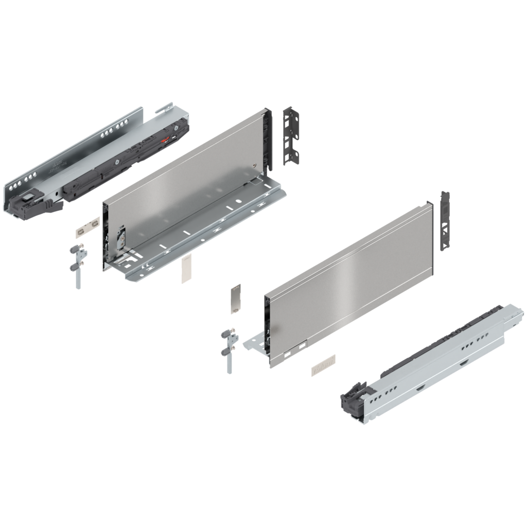 LEGRABOX pure complete set drawer height K (142.0 mm)