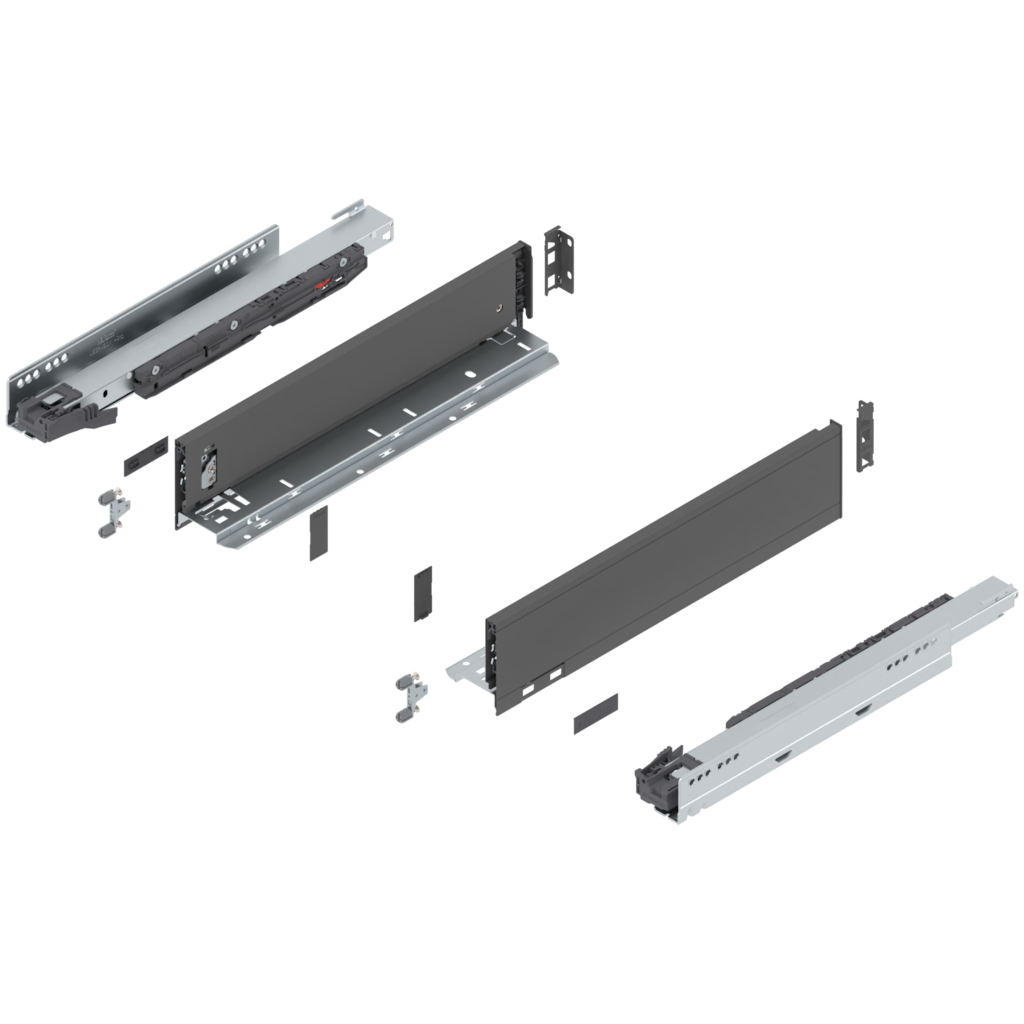 LEGRABOX pure complete set drawer height M (106.0 mm)