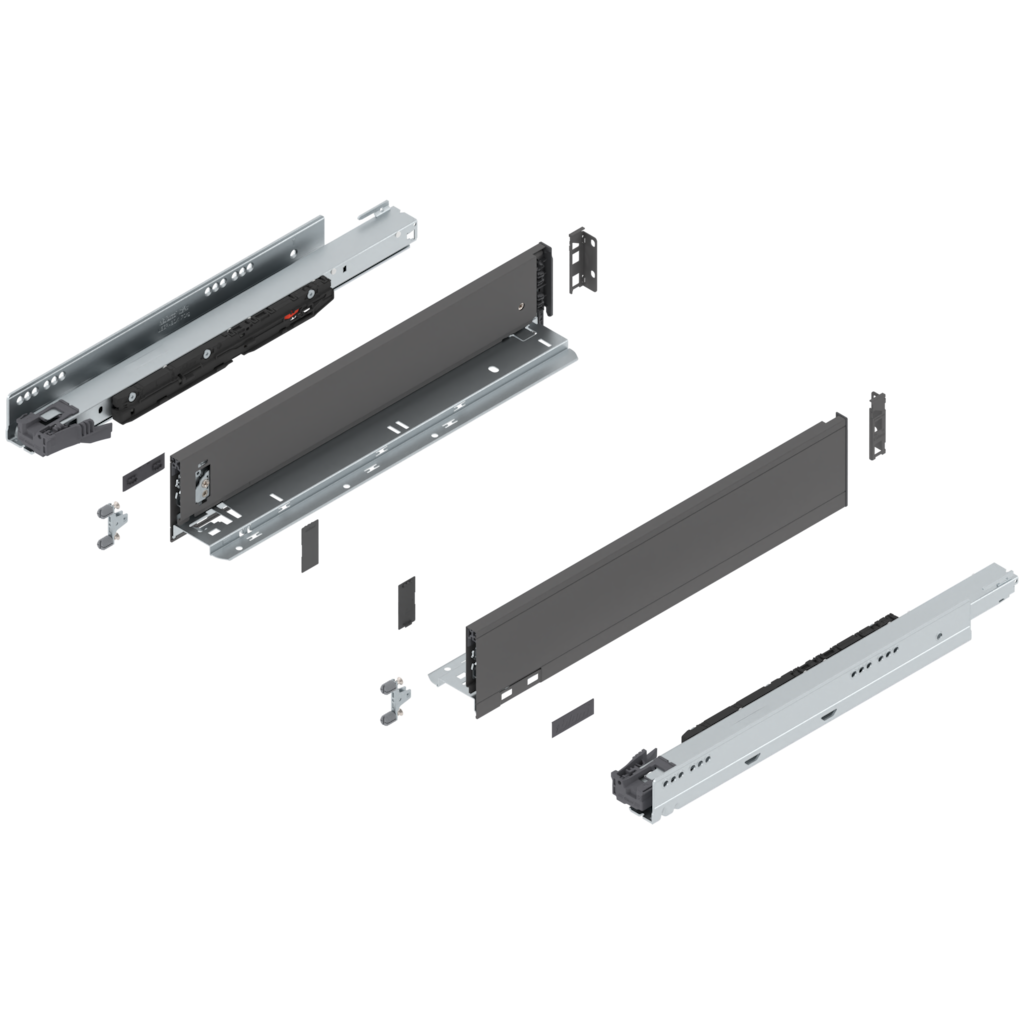 LEGRABOX pure complete set drawer height M (106.0 mm)