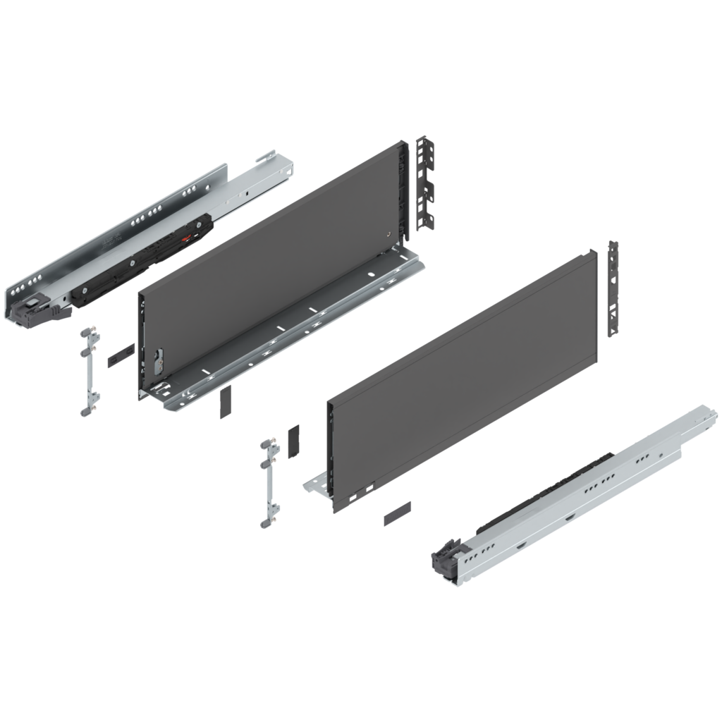 LEGRABOX pure complete set drawer height C (193.0 mm)
