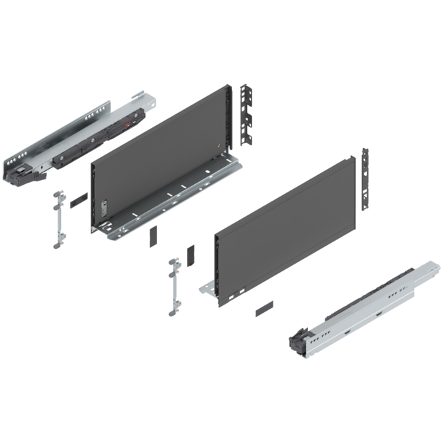 LEGRABOX pure complete set drawer height C (193.0 mm)