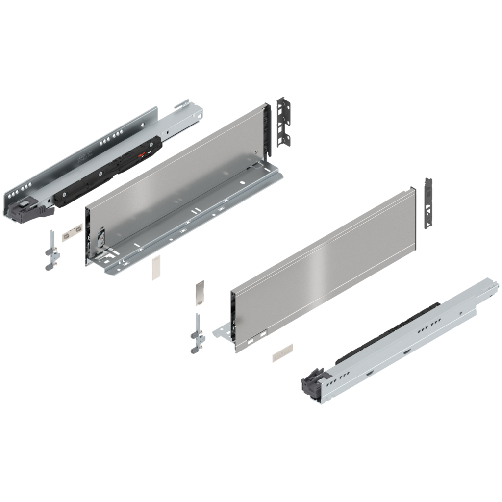 LEGRABOX pure complete set drawer height K (142.0 mm)