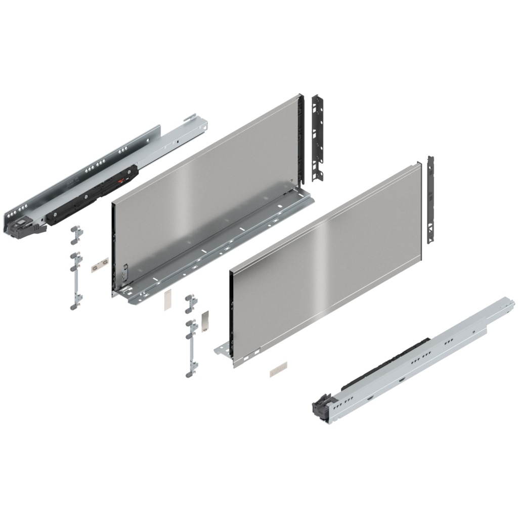 LEGRABOX pure complete set drawer height F (257.0 mm)