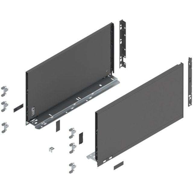 LEGRABOX complete set drawer height F (257.0 mm)