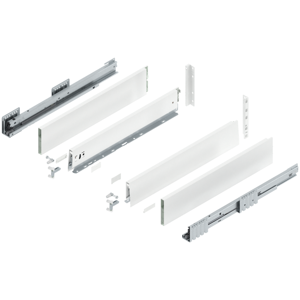 MERIVOBOX complete set, drawer height E (209.0 mm), BOXCAP