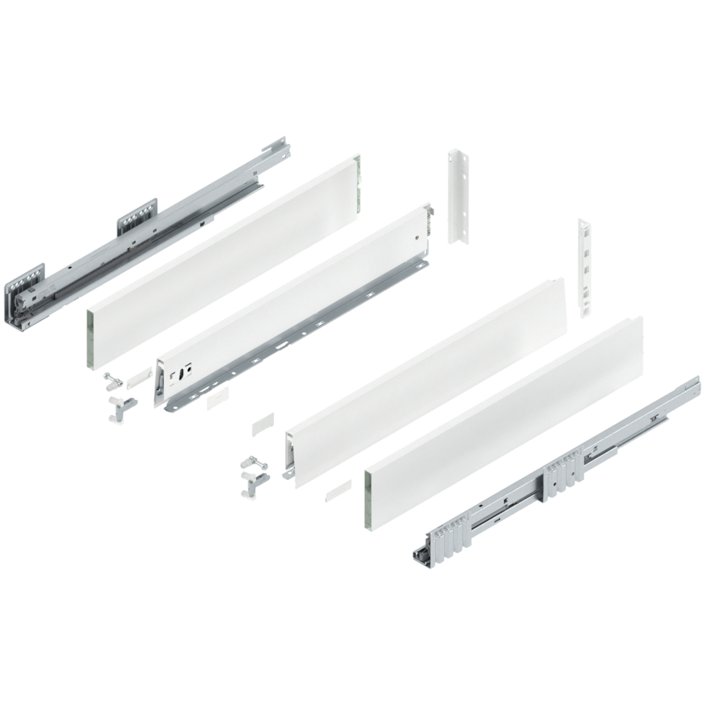 MERIVOBOX complete set, drawer height E (209.0 mm), BOXCAP