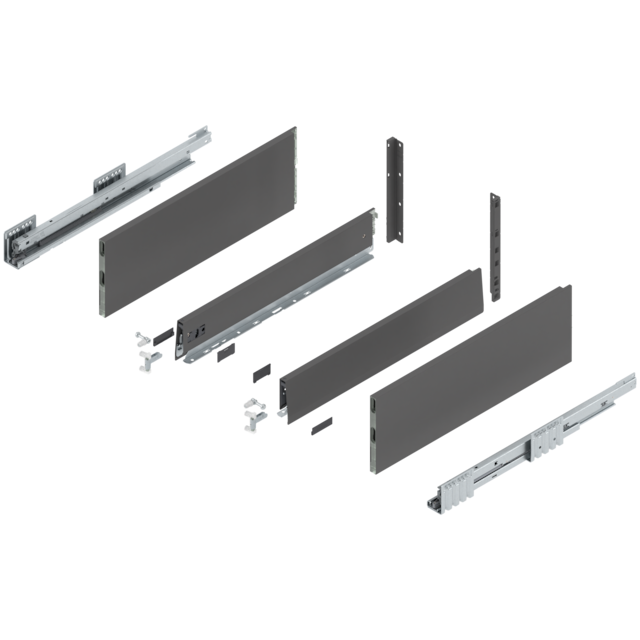 MERIVOBOX complete set drawer height F (273.0 mm)