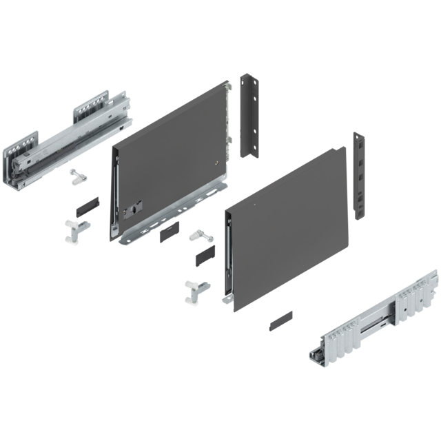 MERIVOBOX complete set, drawer height E (209.0 mm)