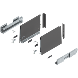 MERIVOBOX complete set, drawer height E (209.0 mm)