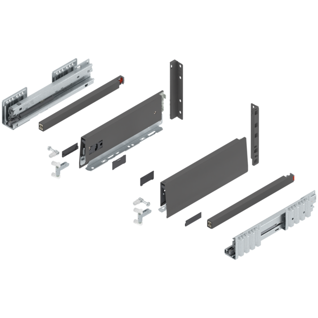 MERIVOBOX complete set drawer height E (209.0 mm)
