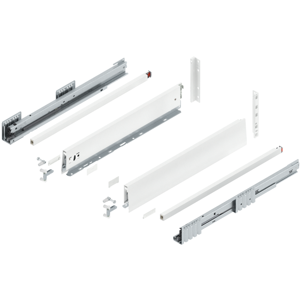 MERIVOBOX complete set, drawer height E (209.0 mm), single gallery