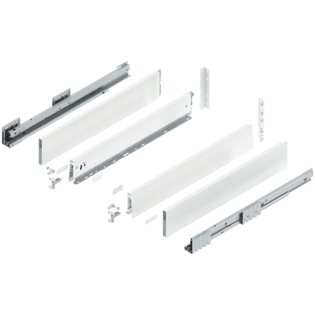 MERIVOBOX complete set, drawer height E (209.0 mm), BOXCAP
