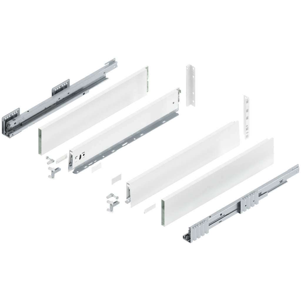 MERIVOBOX complete set, drawer height E (209.0 mm), BOXCAP