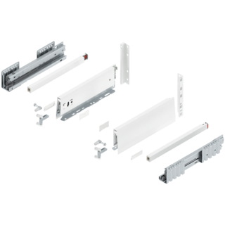 MERIVOBOX complete set, drawer height E (209.0 mm), single gallery