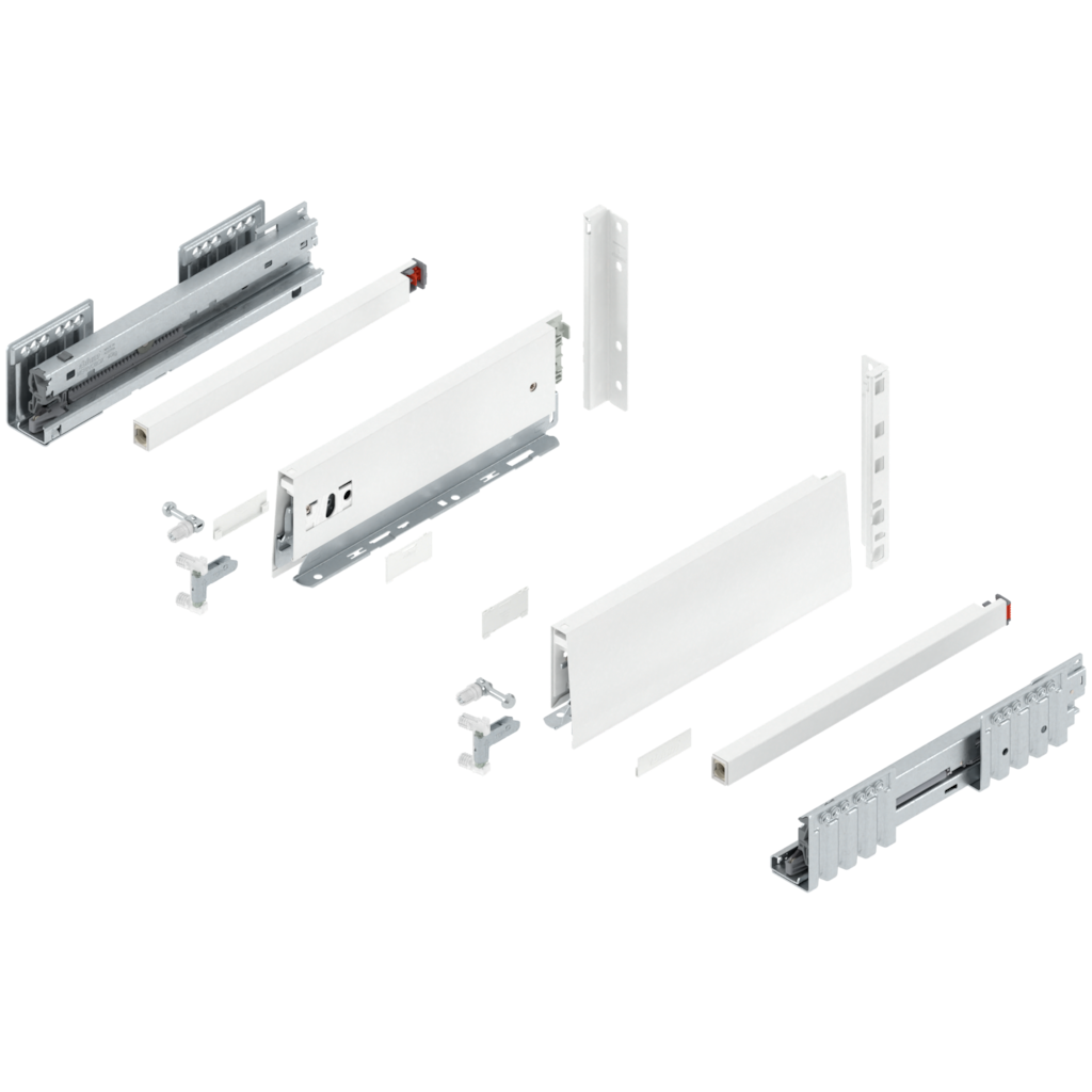 MERIVOBOX complete set, drawer height E (209.0 mm), single gallery