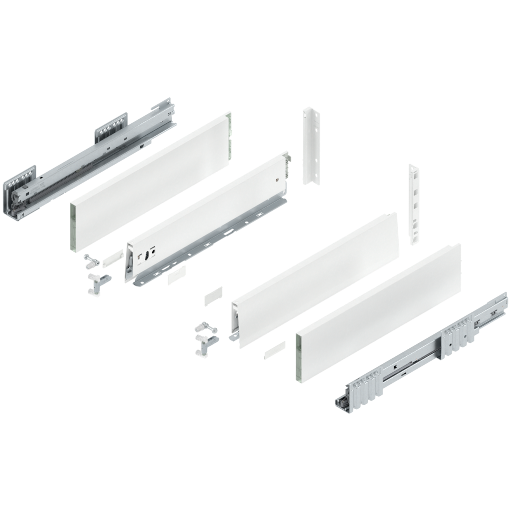 MERIVOBOX complete set, drawer height E (209.0 mm), BOXCAP