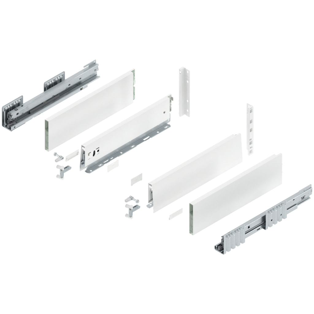 MERIVOBOX complete set, drawer height E (209.0 mm), BOXCAP
