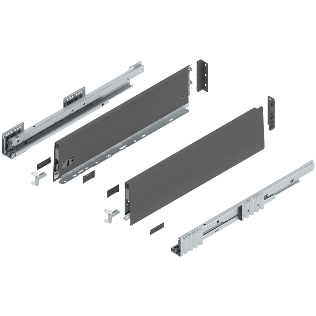 MERIVOBOX complete set, drawer height K (146.0 mm)
