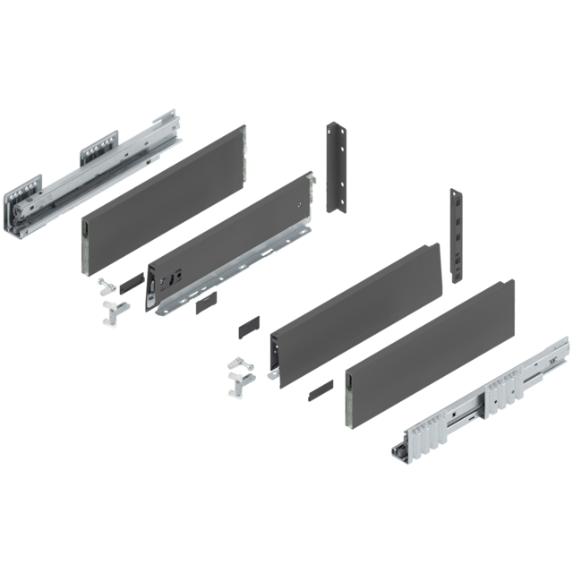MERIVOBOX complete set drawer height E (209.0 mm)