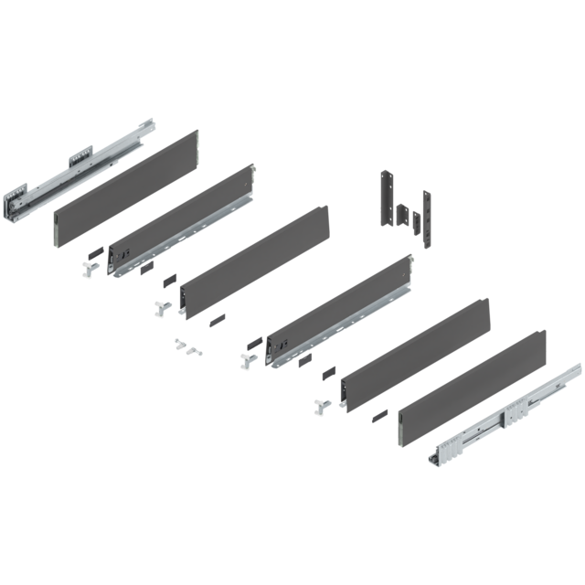 MERIVOBOX complete set drawer height E (209.0 mm)