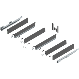 MERIVOBOX complete set drawer height E (209.0 mm)