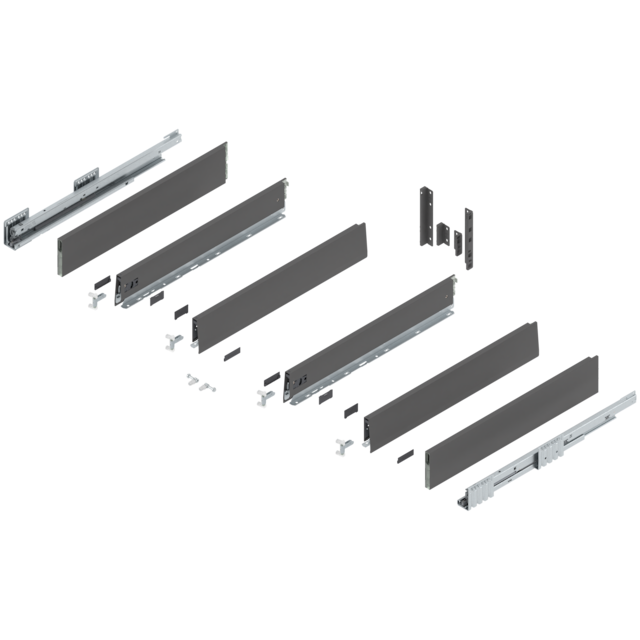 MERIVOBOX complete set drawer height E (209.0 mm)