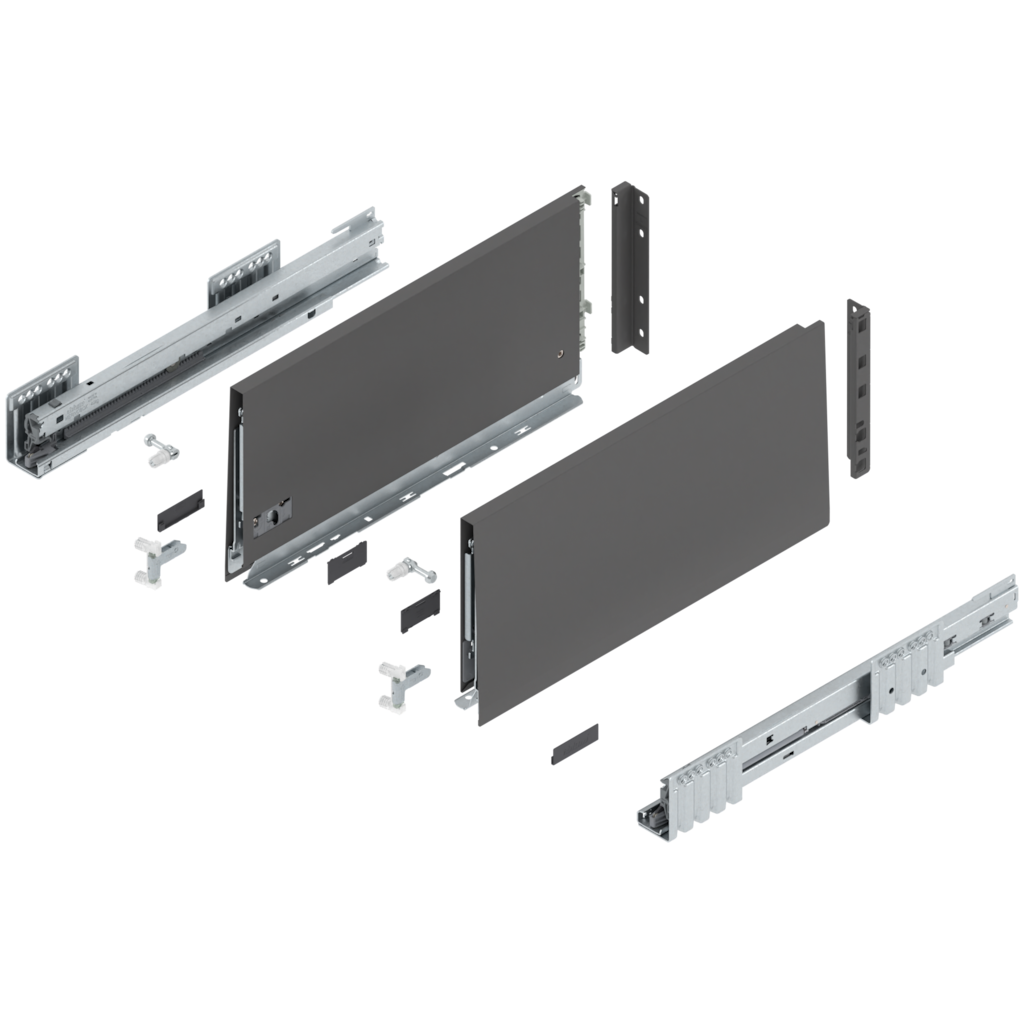 MERIVOBOX complete set, drawer height E (209.0 mm)