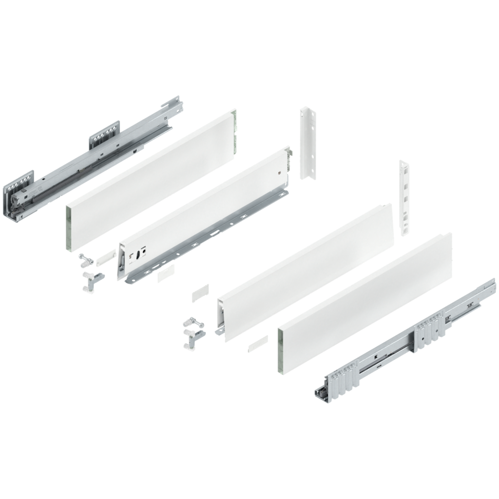 MERIVOBOX complete set, drawer height E (209.0 mm), BOXCAP