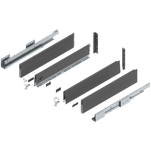 MERIVOBOX complete set drawer height E (209.0 mm)
