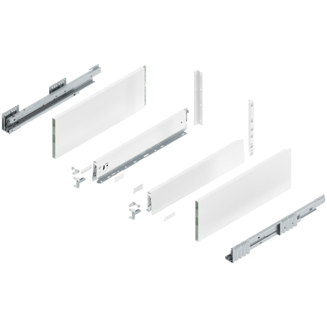 MERIVOBOX complete set, drawer height F (273.0 mm), BOXCAP