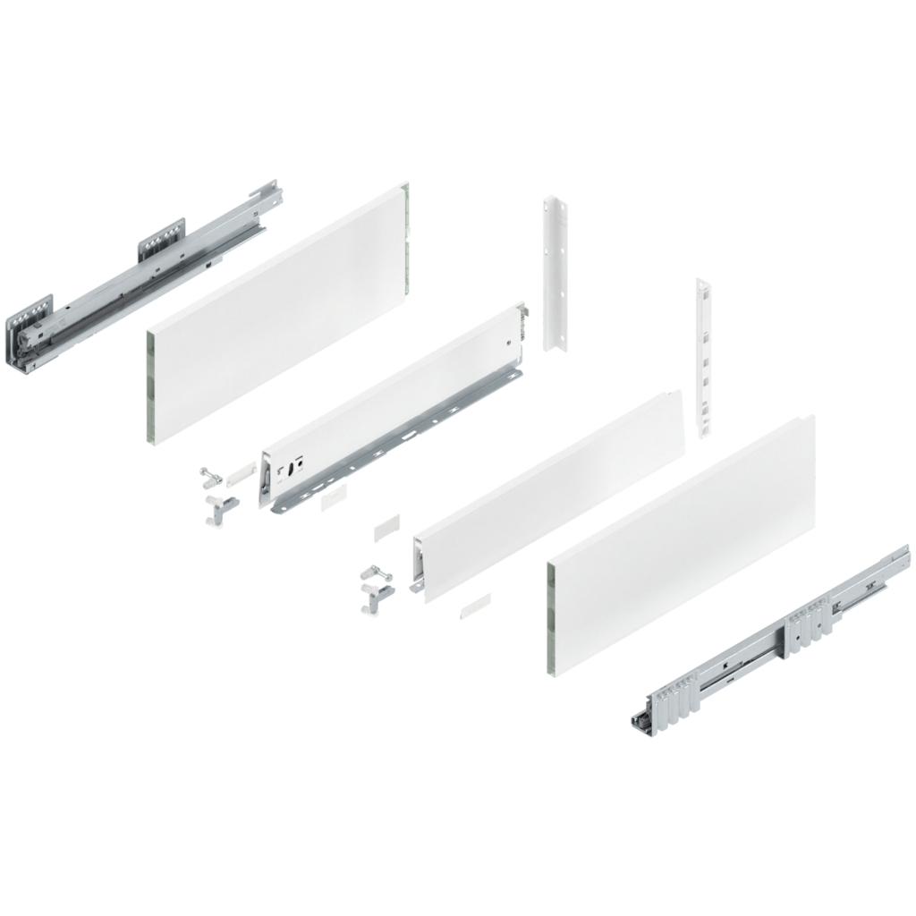 MERIVOBOX complete set, drawer height F (273.0 mm), BOXCAP
