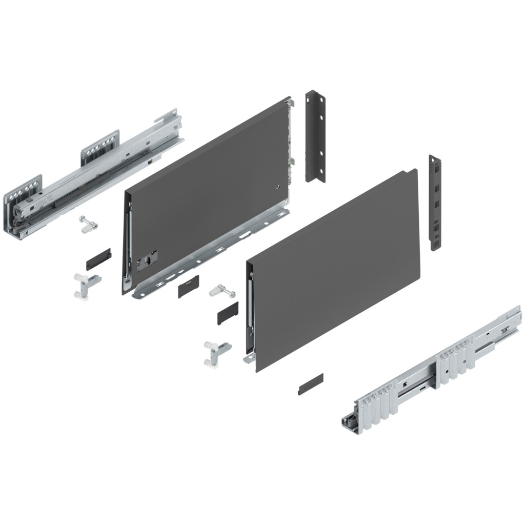 MERIVOBOX complete set, drawer height E (209.0 mm)
