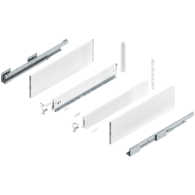 MERIVOBOX complete set, drawer height F (273.0 mm), BOXCAP