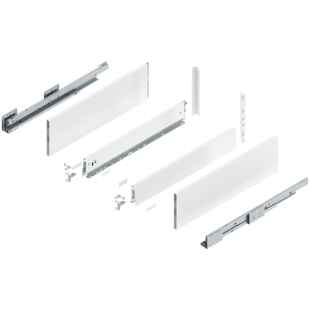 MERIVOBOX complete set, drawer height F (273.0 mm), BOXCAP