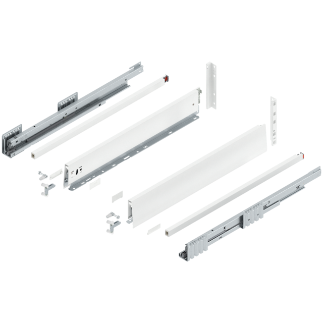 MERIVOBOX complete set, drawer height E (209.0 mm), single gallery