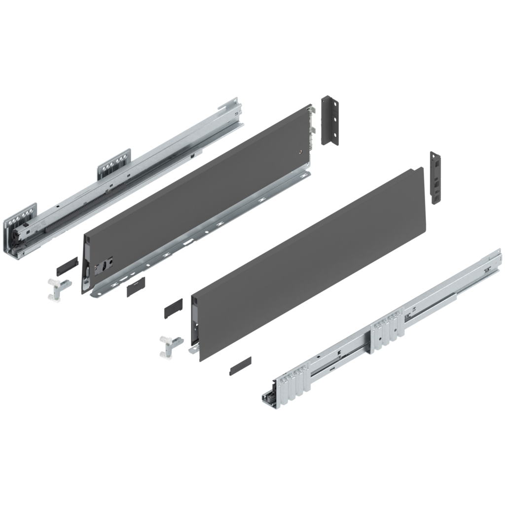 MERIVOBOX complete set, drawer height K (146.0 mm)