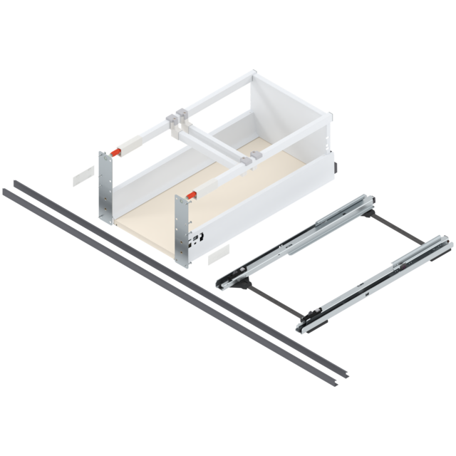 TANDEMBOX complete set drawer height D (224.0 mm)