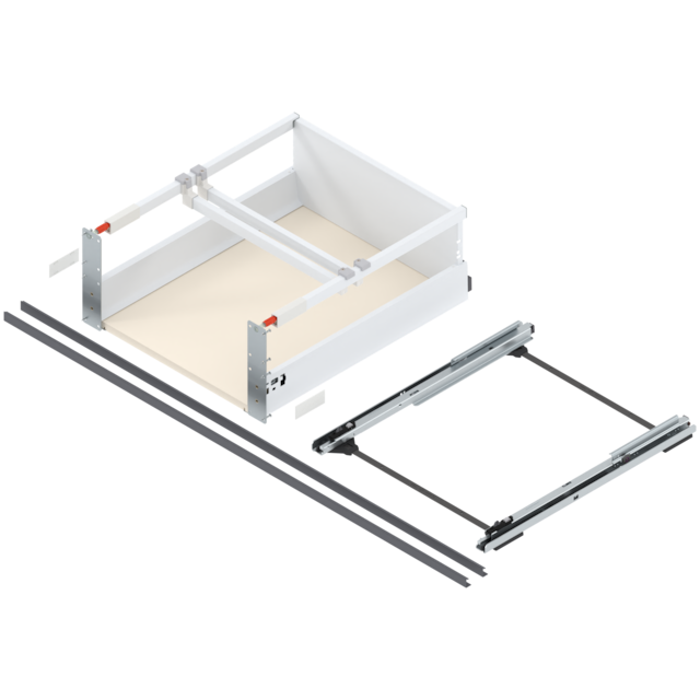 TANDEMBOX complete set drawer height D (224.0 mm)