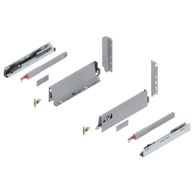 TANDEMBOX complete set drawer height D (224.0 mm)