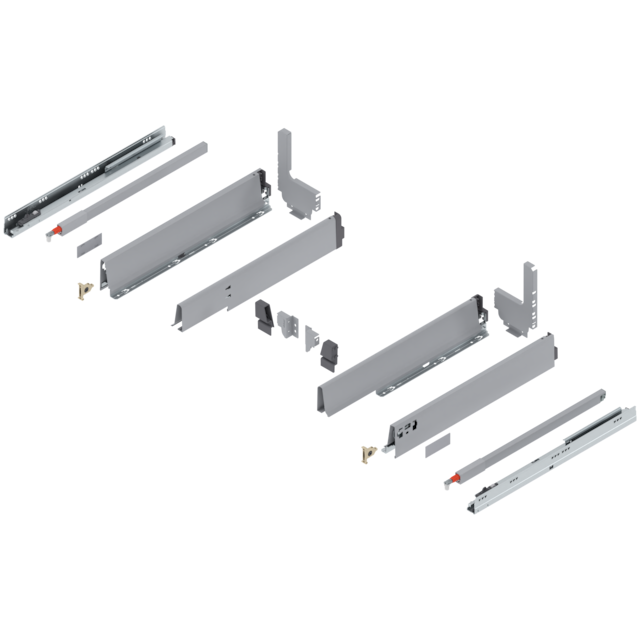TANDEMBOX complete set sink drawer height D (224.0 mm)