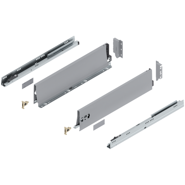TANDEMBOX complete set drawer height K (128.5 mm)